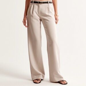 A&F Sloane Tailored Wide Leg Pant